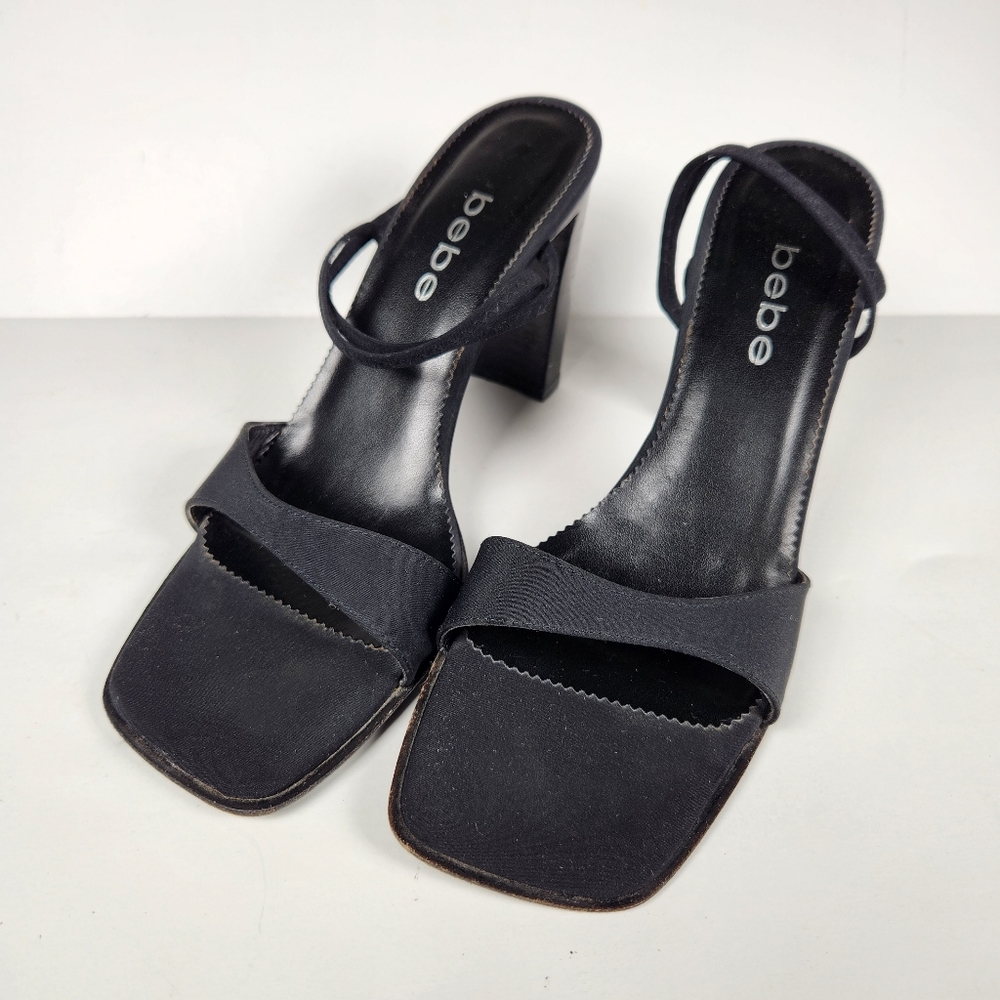 Bebe Zahara Women's Platform Sexy 4” High Heels Shoes Black 8B